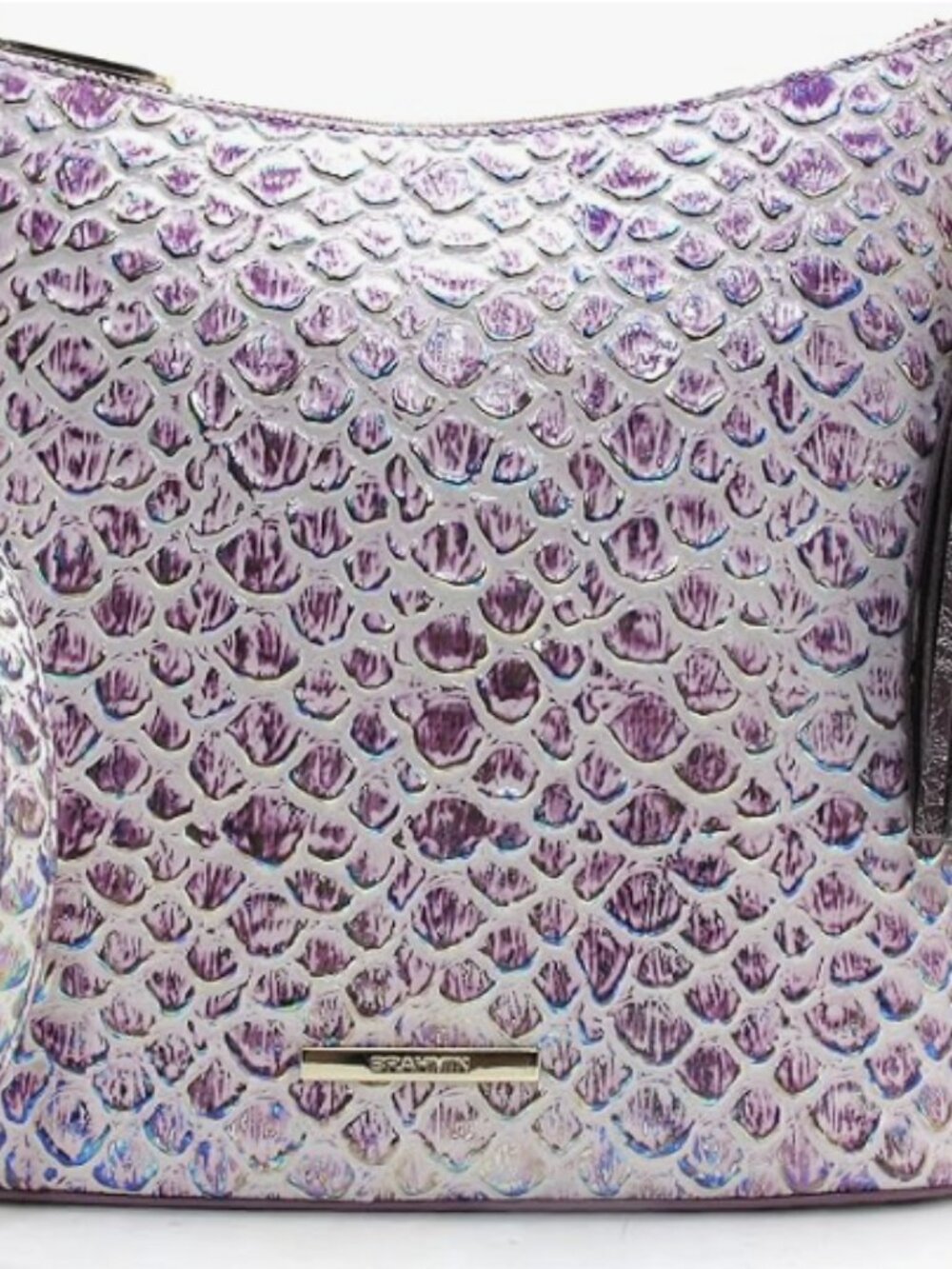 Brahmin Katie purple floralite